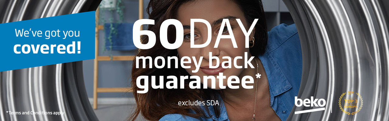 Beko 60 Day Money Back Guarantee