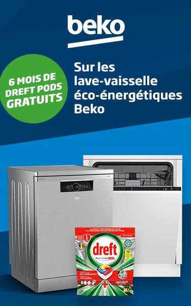 Beko wasmachines met Aquatech en Autodose - Nu met 6 maanden Ariel wasmiddel en Lenor wasverzachter gratis 