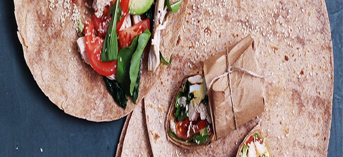 Chicken and Spinach Wrap Chicken and Spinach Wrap