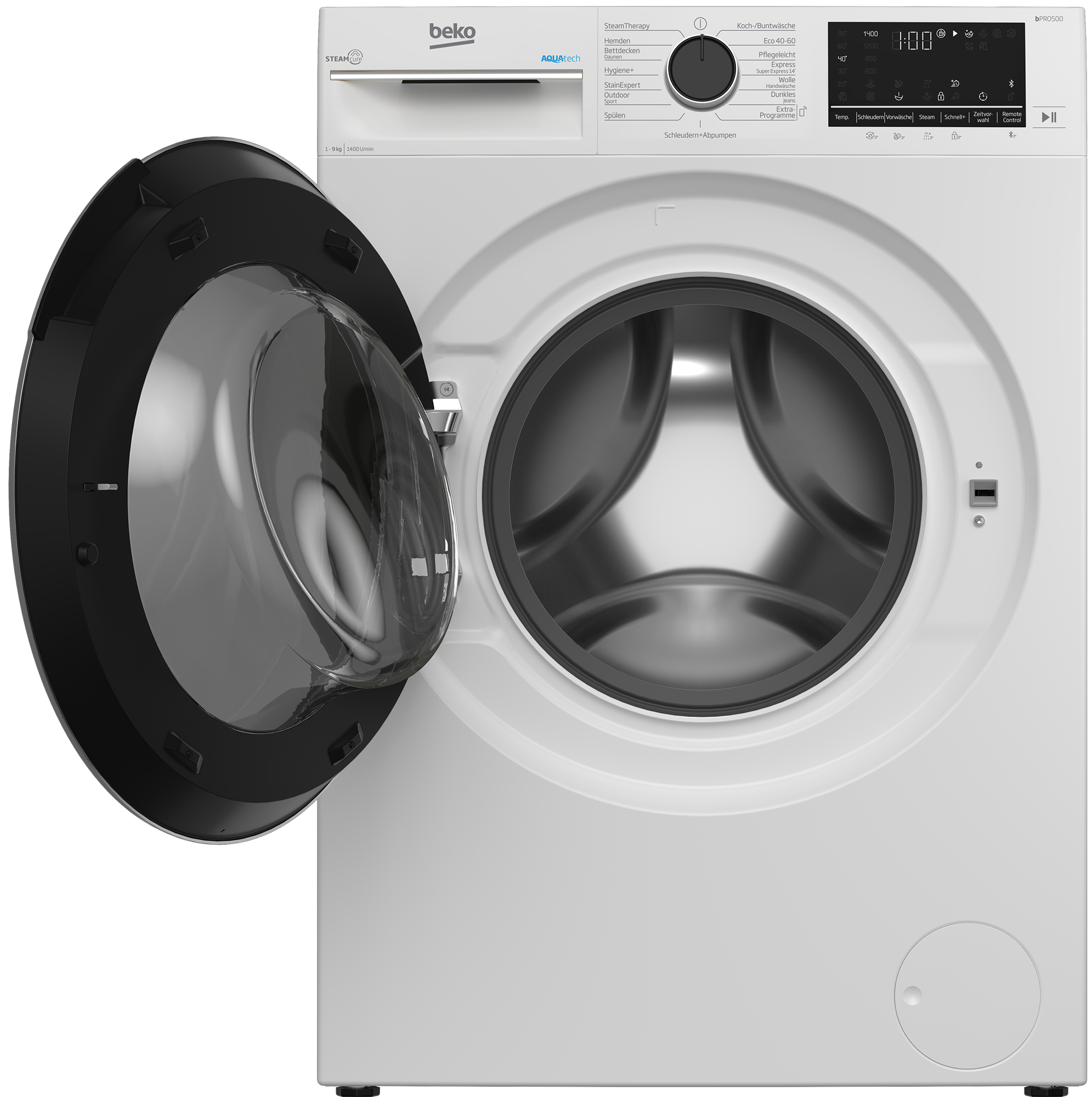B5WFT594138W | Washing | rpm) kg, (9 Freestanding Machine 1400 BEKO