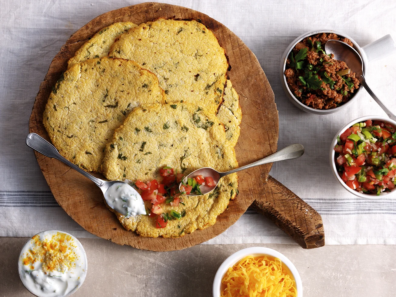 Tortillas de coliflor