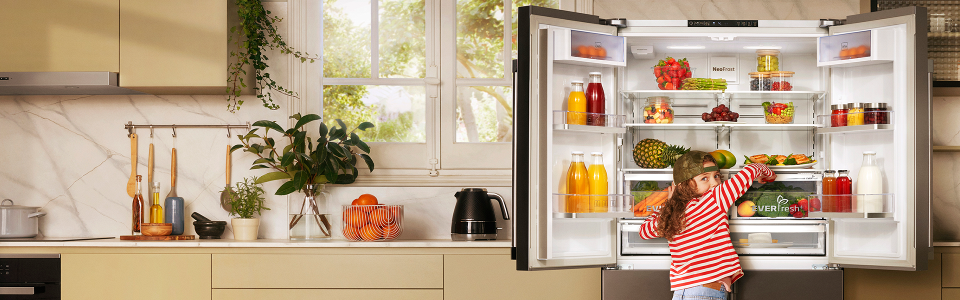 Refrigerators and Freezers - Depth Steel Counter - Stainless & Beko