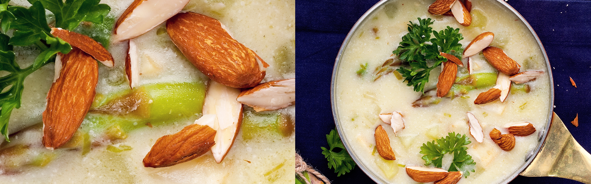 Almond Asparagus Soup