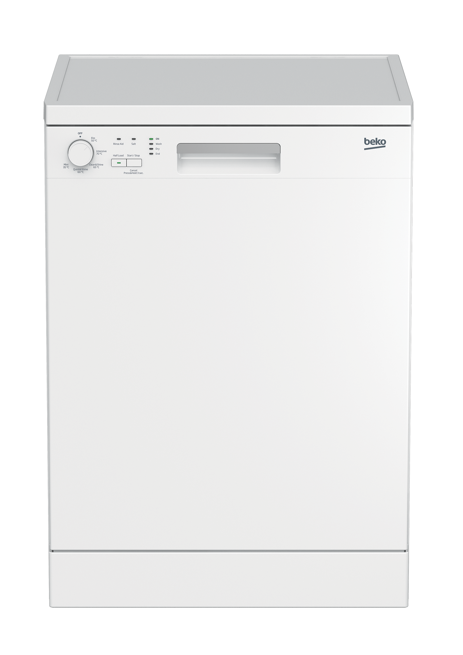 freestanding dishwasher size