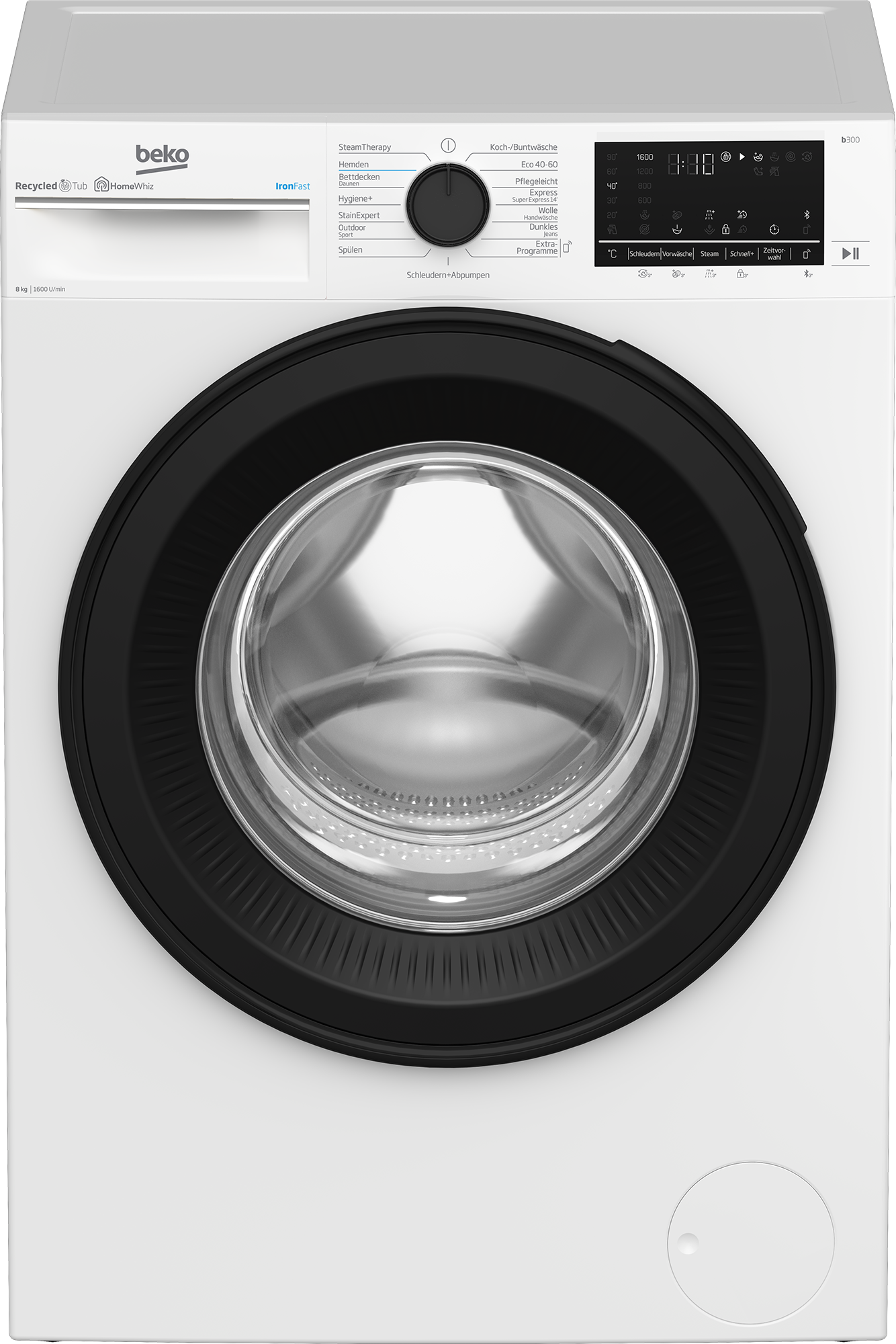 B3WFR58615W | Freistehende Waschmaschine (8 | U-Min) kg, 1600 BEKOGLOBAL