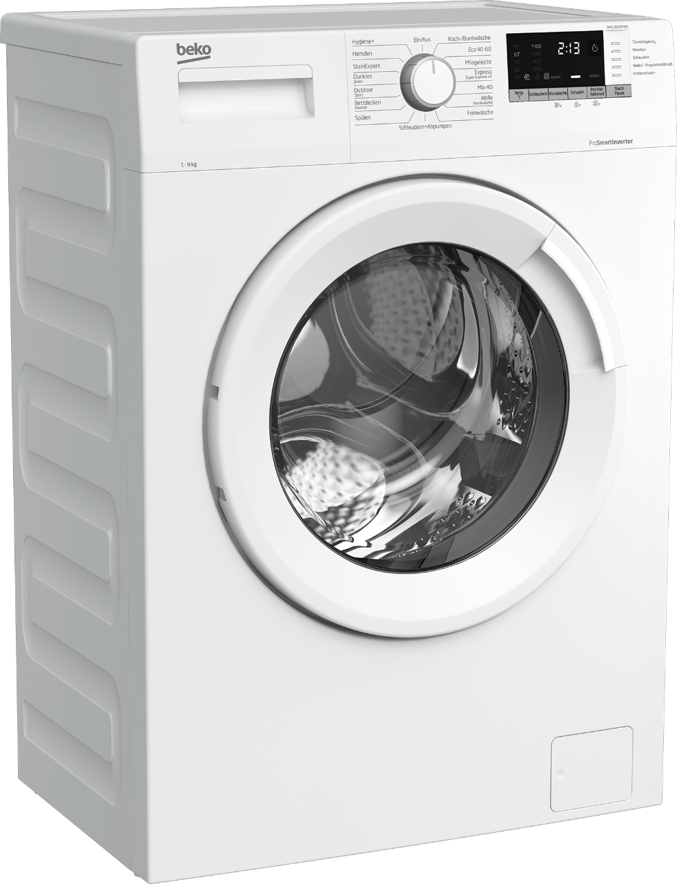Freistehende Waschmaschine (9 kg, 1400 U-Min) | WML91433NP1 | BEKO