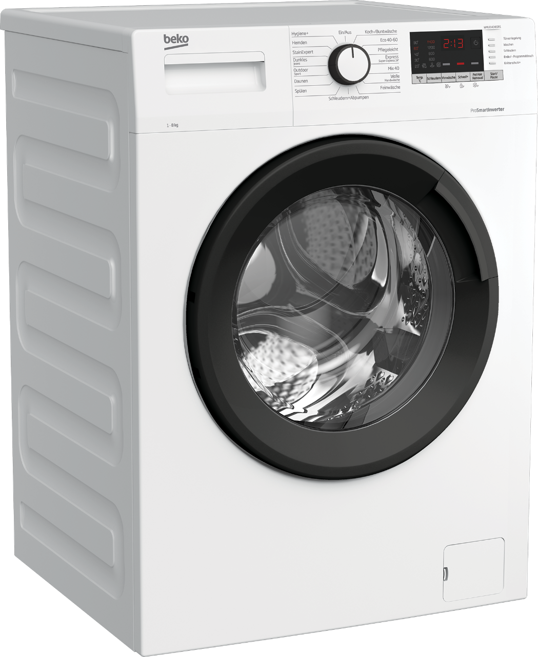 Freistehende Waschmaschine (8 kg, 1400 U-Min) | WML81434EDR1 | BEKO