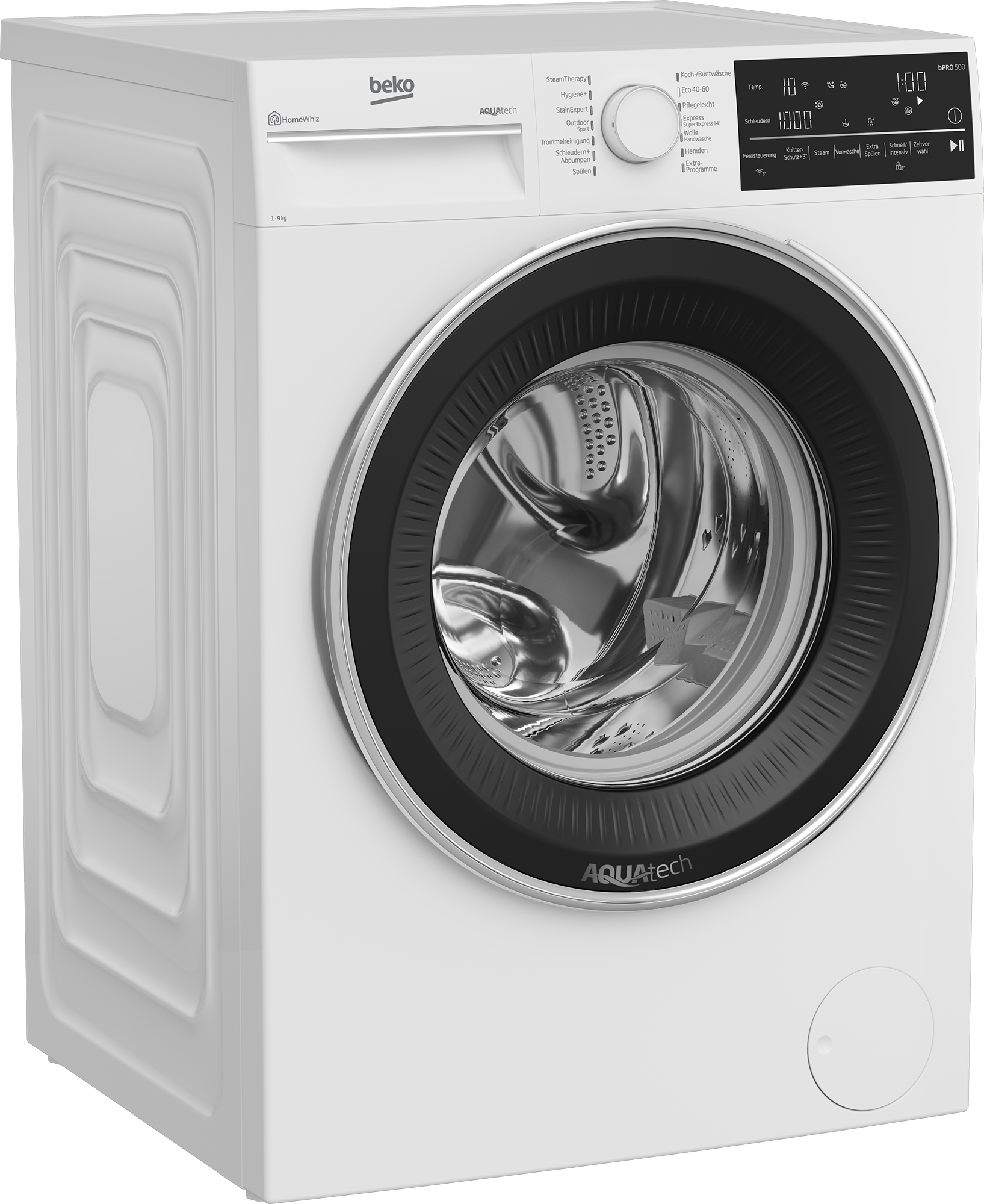B5WFT89418W | Freistehende Waschmaschine 1400 U-Min) BEKO kg, | (9