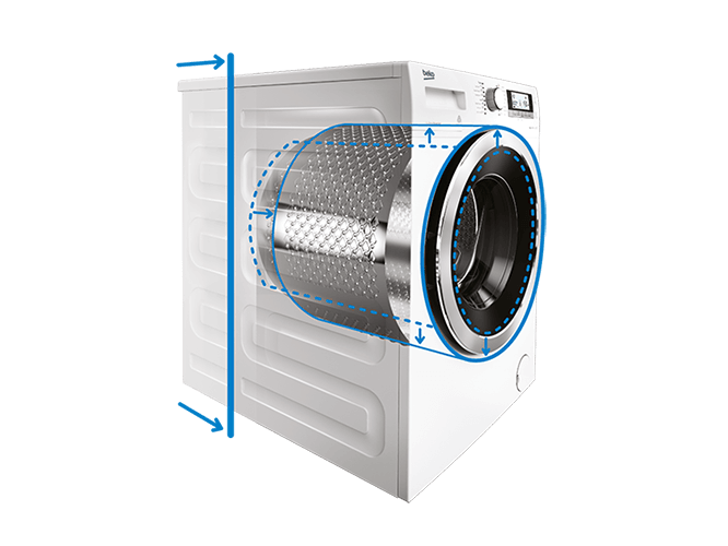 Freistehende Waschmaschine (7 kg, 1400 U-Min) | WML71434NPS1 | BEKO