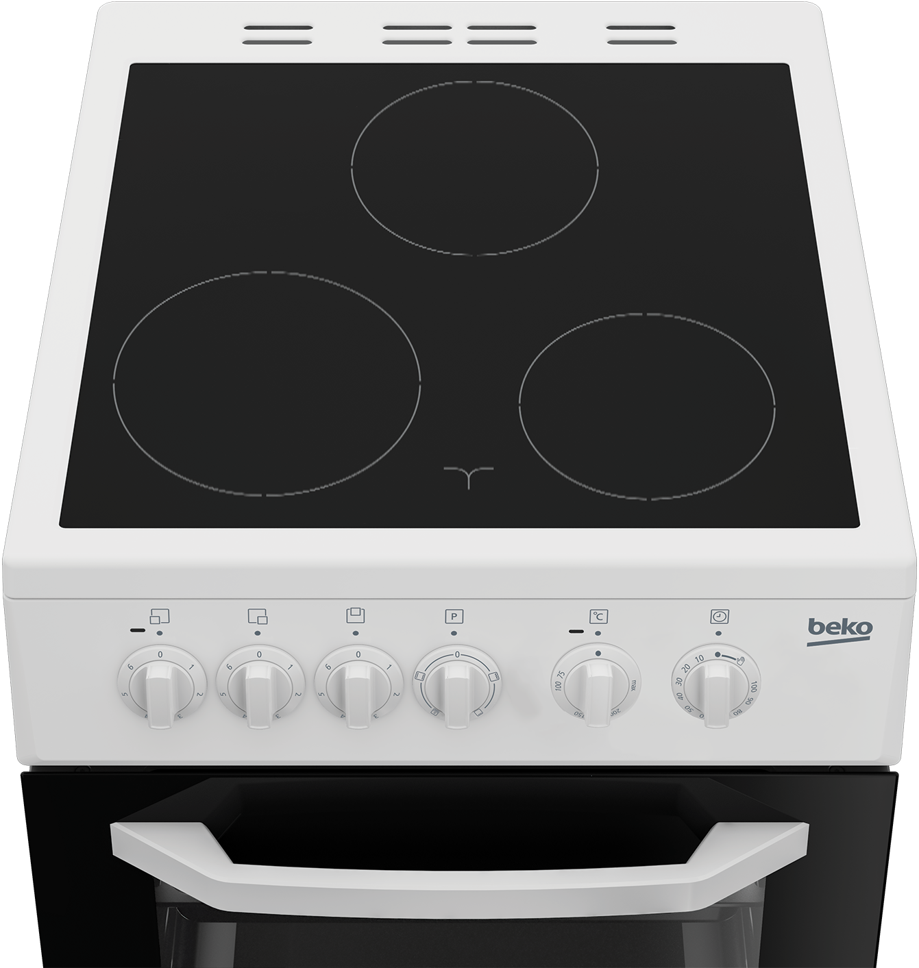 freestanding electric cooker with lid