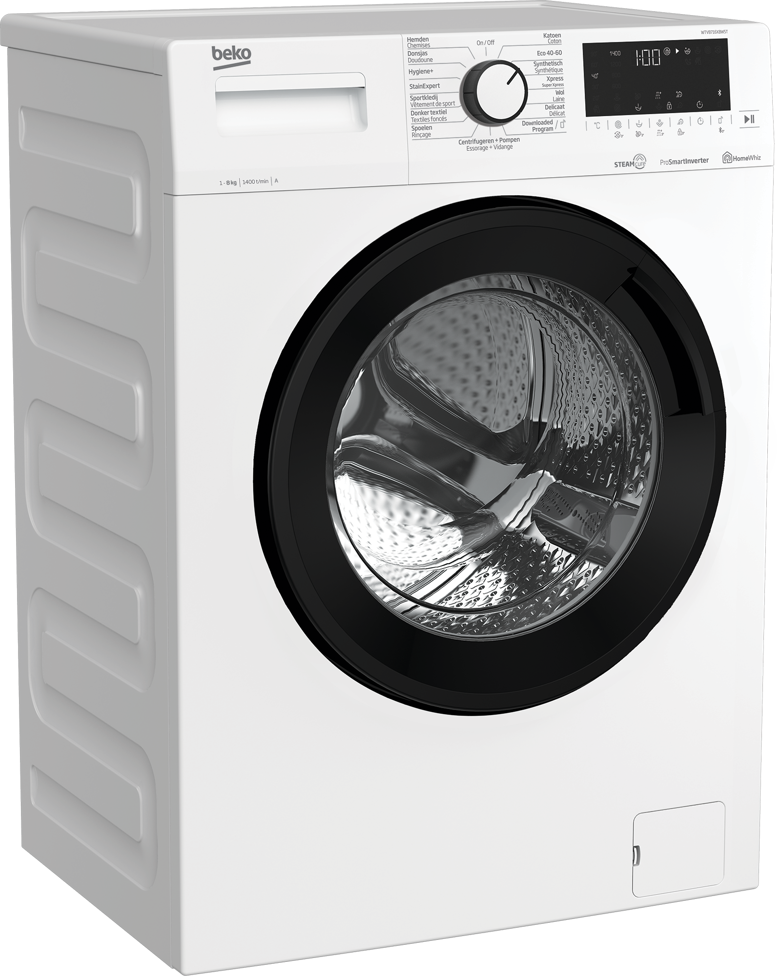 Tulpen taal Messing WTV8716XBWST | Vrijstaande Wasmachine (8 kg, 1400 rpm) | BEKO