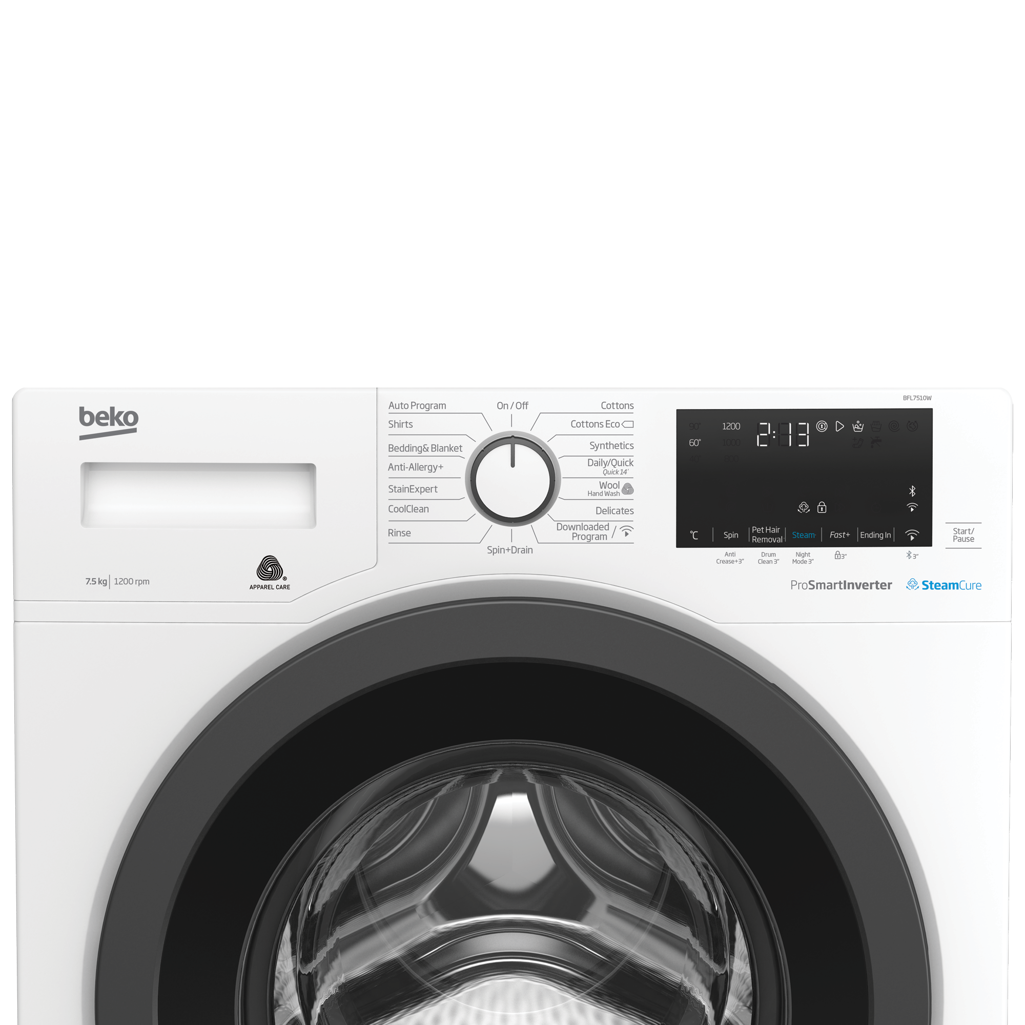 beko washing machine bfl7510w