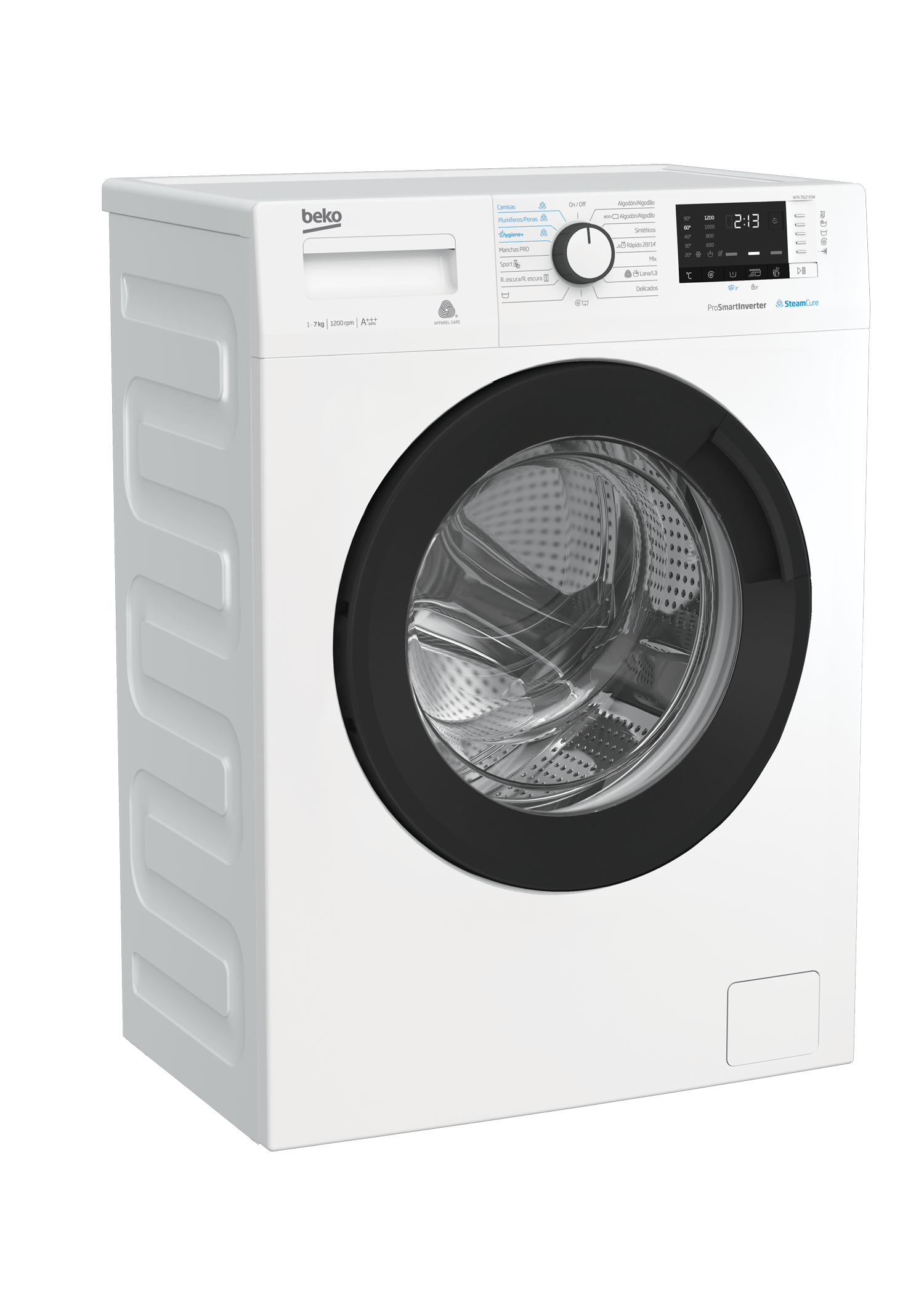 7 Kg 10 Rpm Lavadora De Libre Instalacion Wta 7612 Xsw Beko