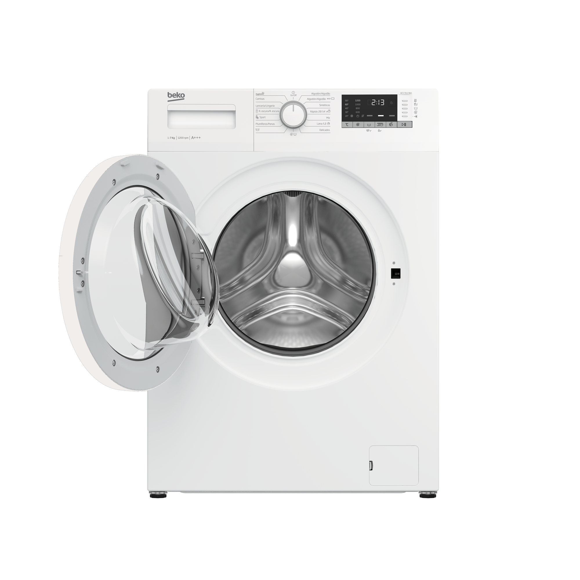 Beko wux71031wit lavadora 7kg 1000 rpm clase e color blanco barato de outlet